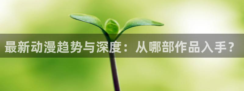 囧次元下载官网：最新动漫趋势与深度：从哪部作品入手？