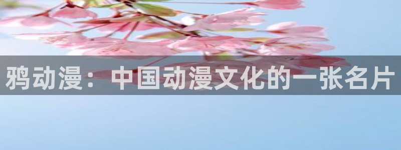 囧次元动漫官网下载入口：鸦动漫：中国动漫文化的一张名片