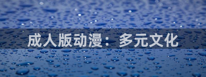 囧次元苹果版官方网站入口：成人版动漫：多元文化