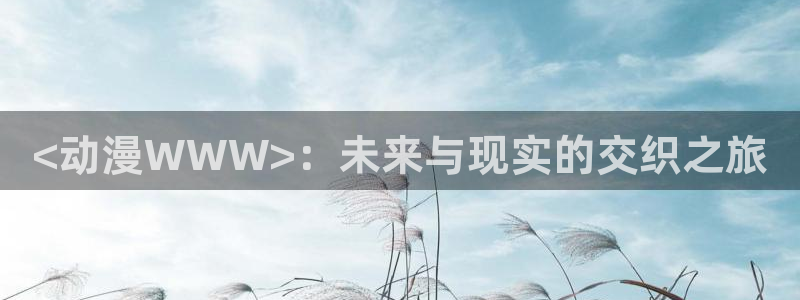 囧次元动漫官方正版：<动漫WWW>：未来与现实的交织之旅