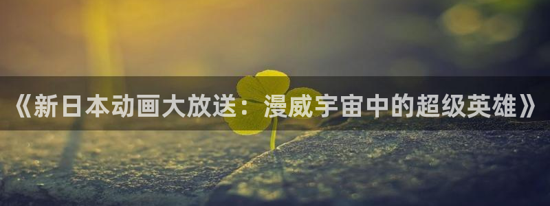 囧次元app下载官方正版：《新日本动画大放送：漫威宇宙中的超级英雄》